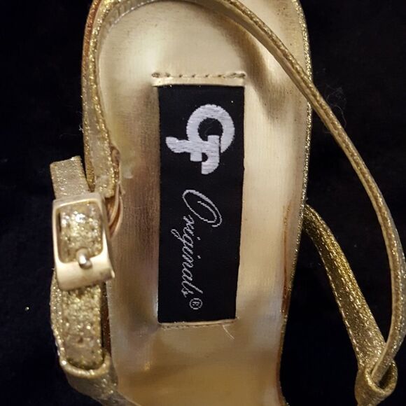 Gold glitter heels   - Picture 5 of 5